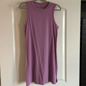 Lululemon classic-fit cotton-blend dress velvet dust size 6